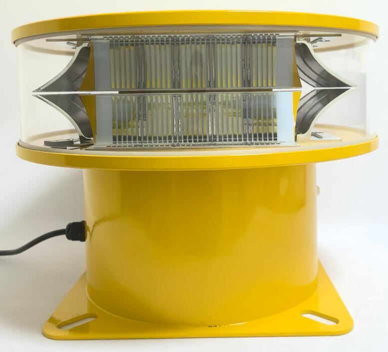 aircraft warning lights on towers