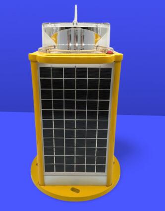 solar aviation light for tower crane