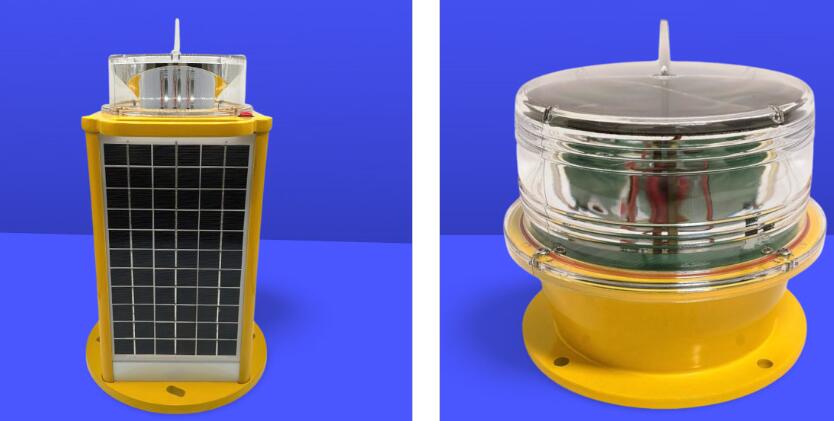 solar powered aviation obstruction light