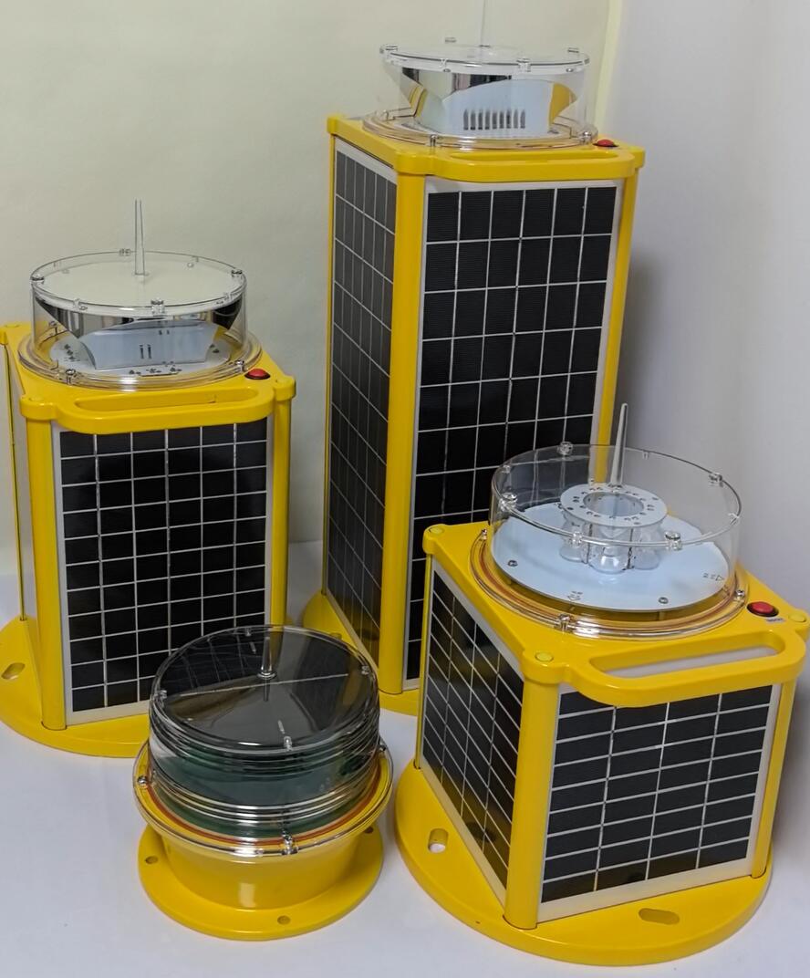 solar powered aircraft warning lights